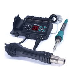 YIHUA 882D 750W Digital Solder Iron Kit Hot Air Gun Rework Soldering Station