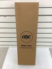 Gbc 3000004 NAP I Standard Laminating Roll Film Gloss 25in x 500ft 1.5 mil 2PK