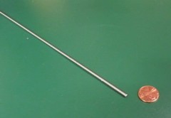 4140/4142 Steel Rod, Metric 5 mm Dia. (-0.051) x 3 FT Length