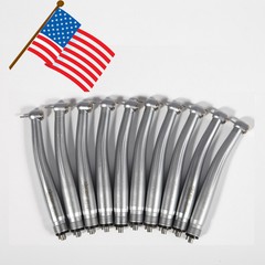 USA- 10 NSK Style Dental High Speed Handpiece Standard Push Button Type 4 Hole