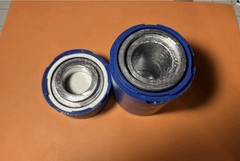 Lg LEAD VIAL PIG – Lead Lined Material Storage/Shipping Container – USED 2.15lbs