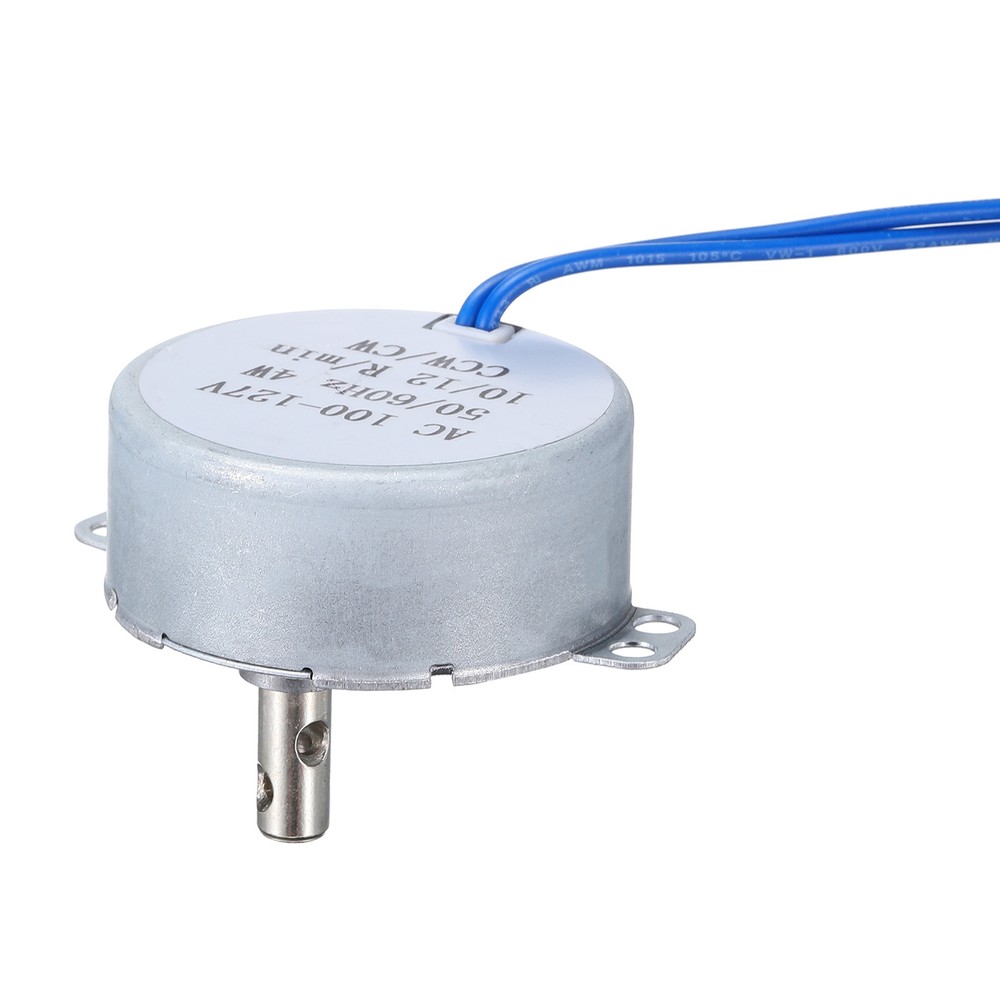 TYC-50 Small Synchronous Motor 100-127V AC 10-12RPM Shaft CW/CCW 4W 2kgf.cm