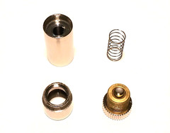 Laser Diode Housing w/ G-2 Lens – 9mm / TO-5 – 12mm x 30mm – SOLID BACK M9x0.5mm