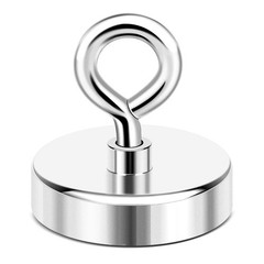 DIYMAG Neodymium Fishing Magnets, 200 Lbs(90 KG) Pulling Force Rare Earth Magnet