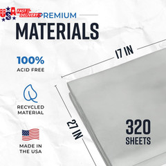 Newsprint Packing Paper Sheets for Moving – 10Lb – 320 Sheets of Newspaper Paper