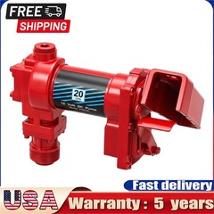 Fuel Transfer Pump 15GPM 12V for Gasoline Diesel Electric Self Priming High Flow