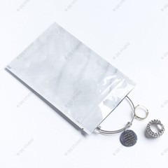 Multi-size Glossy Grey/Colorful Foil Mylar Flat Zip Lock Pouch Bag w/ print