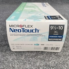 Lot of 5 – Microflex NeoTouch 25-101 Neoprene Gloves – Box of 100 Size: XL