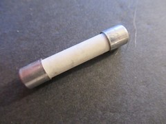 FIVE Buss ABC-2-1/2 Fuses 2.5 amp, 250 volt Bussmann ceramic fuses New NOS