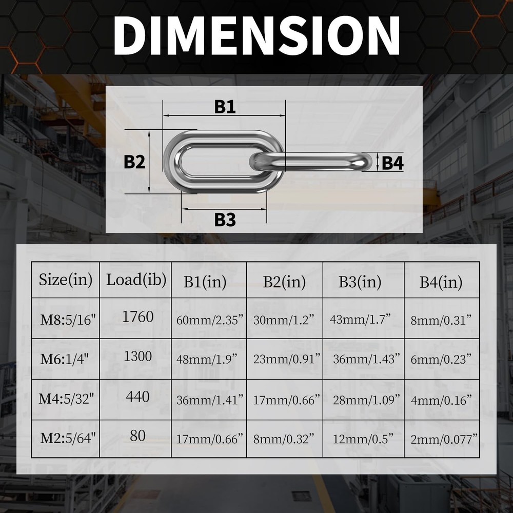 SUS304 Stainless Steel Chain Metal Chain Link Chain Small Light Duty Chain Utili