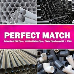 6PCS PVC Pipe Reamer Kit Fitting Socket Saver SCH Plumbing Tools for 1/2″ Drills
