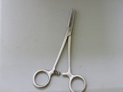Surgical Mosquito SILCO Forceps Straight Hemostat Locking Handle