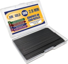 Professional Grade 108 Count 4B Graphite Lead Refill – 2.0 mm for Artists