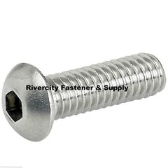 M6-1.0×20 Stainless Button Allen Head Bolts M6x1.0x20 Screws 6mm x 1.0 x 20mm