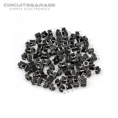 50 Pieces 6x6x5mm Through Hole Momentary Tactile Push Button Switch DIP4 – USA