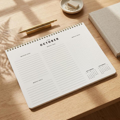 Beautiful 2026-2027 Monthly Planner and Calendar Book – Modern to Do List Notebo