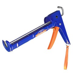 WADFOW Caulking Gun, No Drip Caulk Gun,9″ Free Hand Blue and Orange
