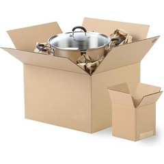 12 x 10 x 8 in. Cardboard Shipping Box 5/15 Pack | Business/Home Mailing