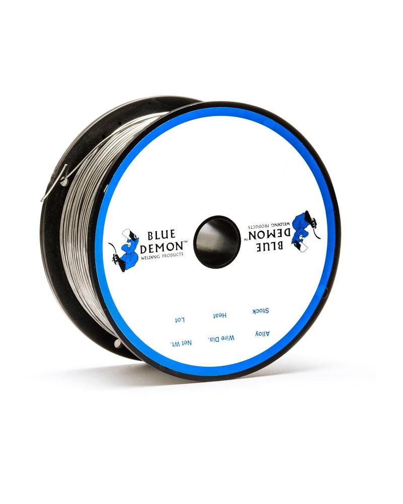 Blue Demon 309LFC-O X .035 X 1LB Spool stainless steel flux 0.035, Silver