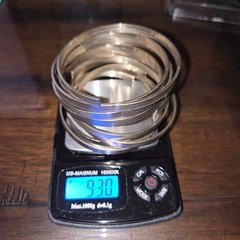 Lot of 10 Silver 56% BAG-7 Brazing Rings Prince Izant 2.25 OD 93 Grams Not Scrap
