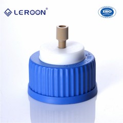 1PC 100 250 500 1000ml bottle cap GL45 cap HPLC solvent bottle cap