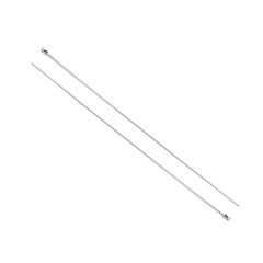 20 Inches Stainless Steel Cable Zip Ties Multi-Purpose Metal Exhaust Wrap 20PACK
