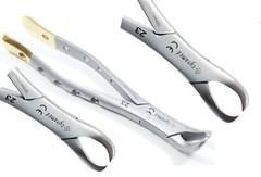 SET OF 5 GERMAN DENTAL TOOTH EXTRACTING EXTRACTION FORCEPS -DENTAL INSTRUMENT