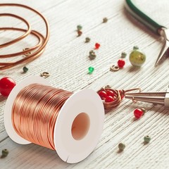 99.9% Soft Copper Wire, 20 Gauge/ 0.8 mm Diameter, 328 Feet / 100m, 1 Pound S…