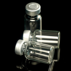 10 Pack 2Ml Sealed Sample Vials, Transparent Glass Vials with Self Healing Injec