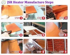 Silicone Heating Pad 6.5″ X 10.5″ 24V 200W / 300W with PSA NTC100K Custom Made