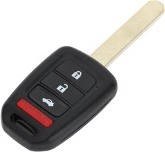 Replacement Key Fob Case for 2013-2015 Honda Accord, 4-Button Remote Shell MLBHL