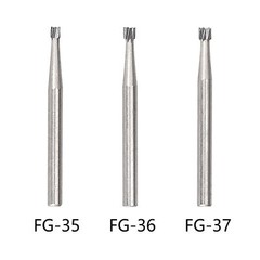 Dental FG-35/36/37 Fit High Speed Handpiece Carbide Burs Inverted Cone 3 Type