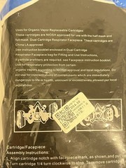 Niosh • 2 Non-powered Air-purifying Respirators Filter Element (6001CN)