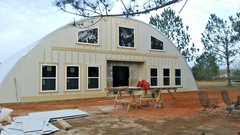 50x35x19 DuroSPAN Steel Building DIY Quonset Home Cabin Kit Open Ends