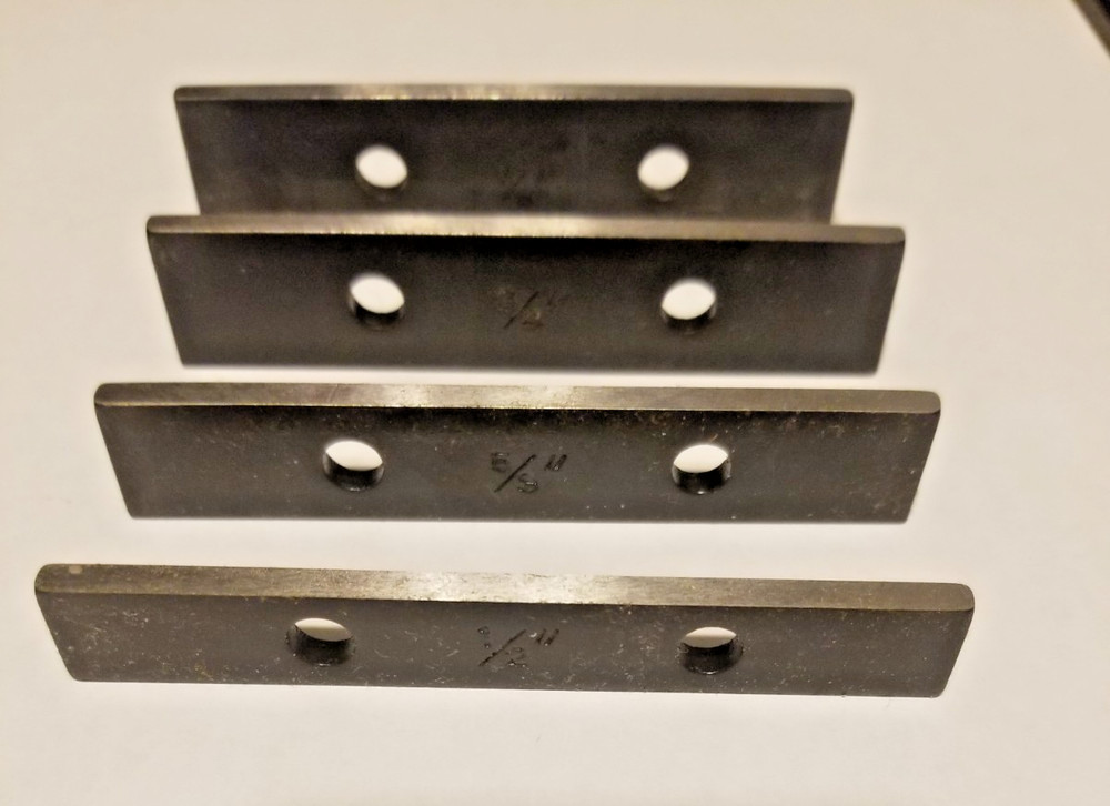 Plate-CNC (1/2in, 5/8in,7/8in,7/8in) Heigth x 3.5in (length) x 1/8in(Width)