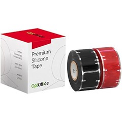 2x Red / Black Stretch Seal Self-Fusing Silicone Tape 1 in x 10 ft – 20ft Total