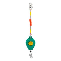 15M Self Retracting Lifeline Lanyard Fall Arrester Fall Protection w/ Hook Green
