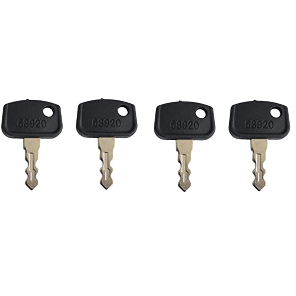 4Pcs 68920 Ignition Key for Kubota Utility Vehicles RTV400 RTV500 RTV900 RTV1140