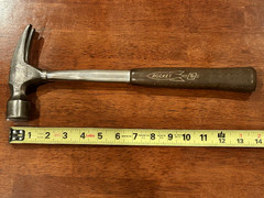 Vintage True Temper Rocket 20oz Claw Hammer A20 Steel Brown Handle Made in USA
