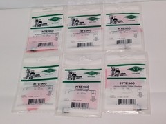 (6) NTE-960 Anti-Stat Integrated Circuit, 3-Terminal Positive Voltage Regulators