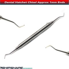 15/16 Dental Enamel Chisel Surgical Hatchet Perio Cutting Instrument 1mm/1.2mm