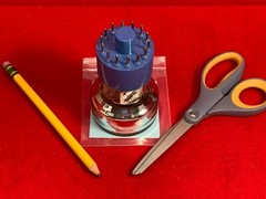 ZnS(Ag) over Thin Film Polyester 1×1″ Alpha Radiation Detection Spinthariscope