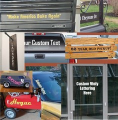 Custom Decal Vinyl Lettering Personalized Business Sign Text Name Vehicle Car