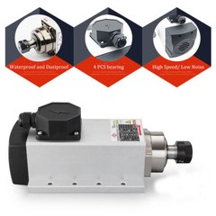 Flange Spindle Motor Air-cooled 1.5kw/2.2kw/3.5kw/4.5kw/6/7.5KW CNC Woodworking