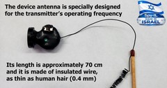 Wall and Glass Spy Bug invisible transmitter hear via windows UpTo 300m distance