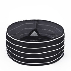 Kitchen Cooking Chef Hat Restaurant Service Flat Top Mesh Breathable Beanie Cap