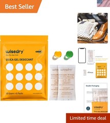 Fast Reactivate Silica Gel Packs – 50g [6 PACKS] for Efficient Humidity Control