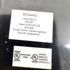 Schlage MGK-626 Access Control Keypad Proximity Reader Subassembly Silver
