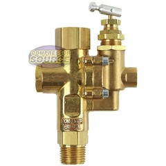 1/2″ x 1/2″ NPT Gas Air Compressor Unloader Check Valve Combo 145 – 175 PSI