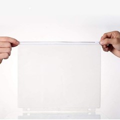 15Pack 3 Holes Clear PVC Zipper Binder Pocket Insert Pages 8.5″x11″ Storage Bags